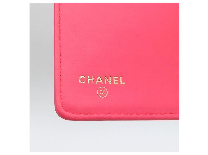 Cartera Chanel Boy Yen de charol acolchado Rosa - vista 6