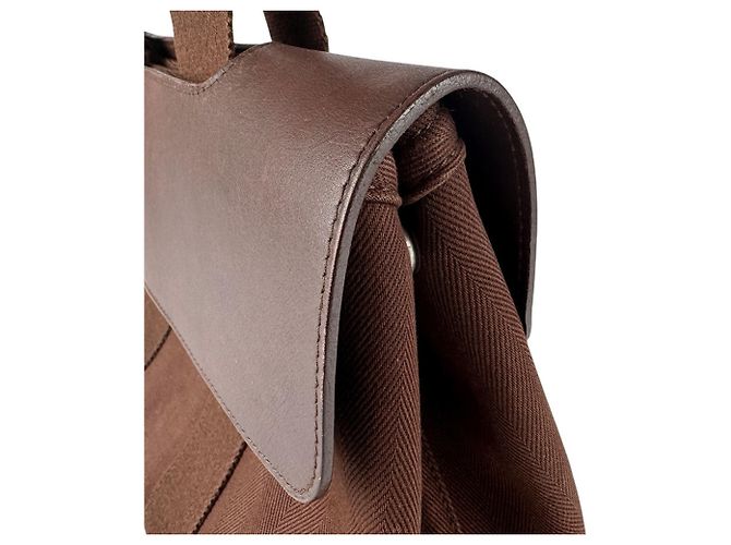 Borsa a mano Hermès Valparaiso PM Marrone - vista 7