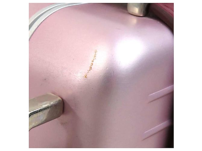 Borsa a spalla bordeaux e rosa metallico Christian Dior Argento Bordò - vista 10