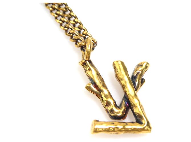 Collar Péndulo Twig LV de Louis Vuitton Dorado - vista 2