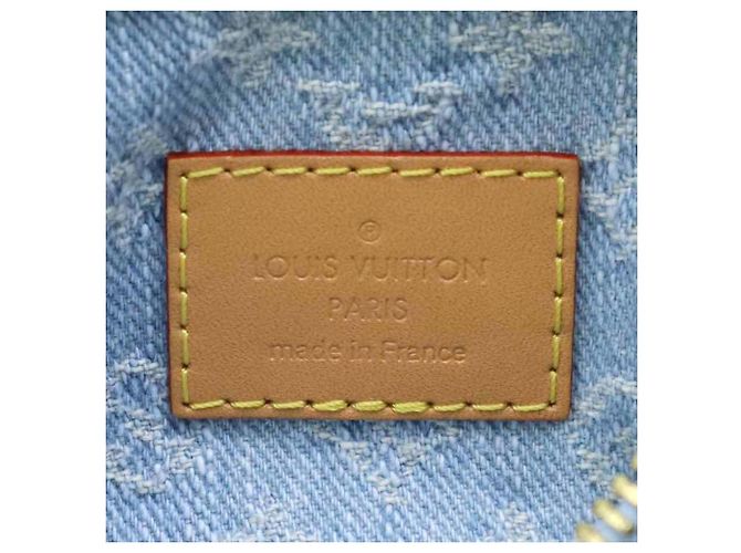 Borsa a mano Nano Speedy Monogram Denim Louis Vuitton Blu chiaro - vista 15