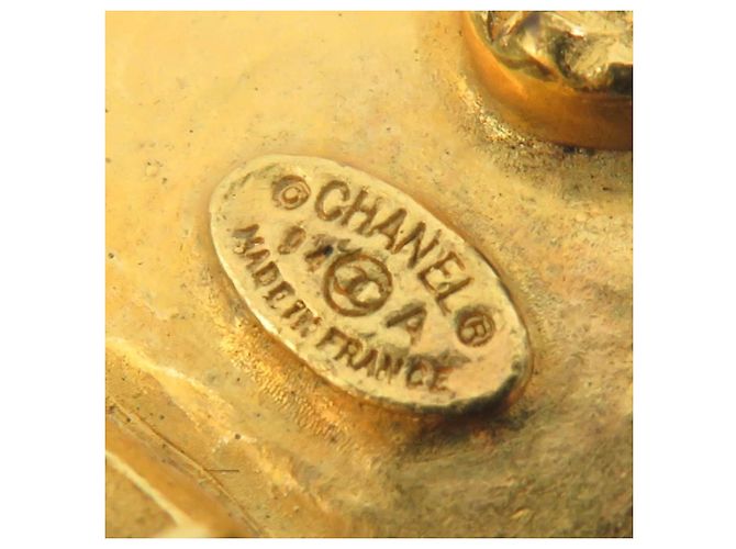 Orecchini in metallo con clip Coco Mark di Chanel D'oro Bianco sporco - vista 7