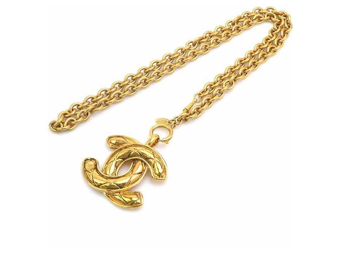 CHANEL Coco Mark Metallgoldkette Golden - Ansicht 10