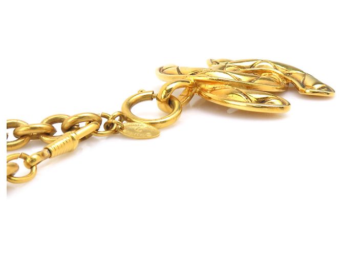 CHANEL Coco Mark Metallgoldkette Golden - Ansicht 3