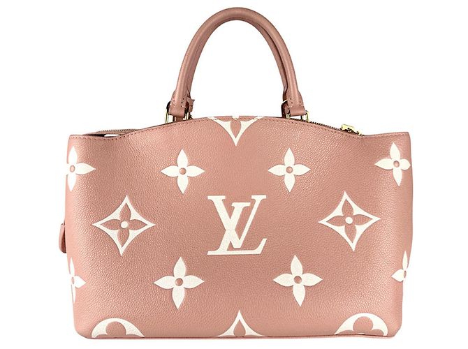 Borsa Petit Palais PM in Monogram Empreinte Louis Vuitton Rosa Crudo - vista 3