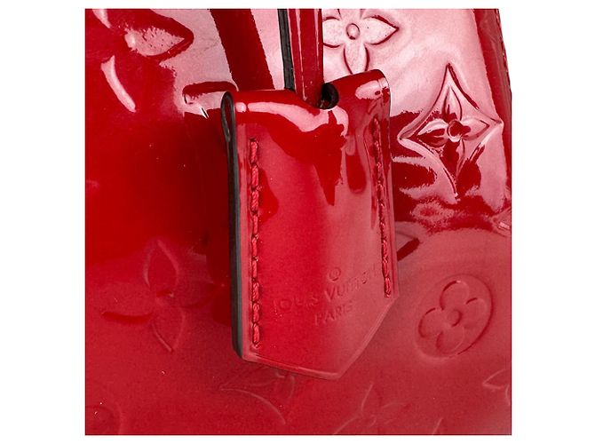 Borsa Montaigne MM in Monogram Vernis di Louis Vuitton Fuschia - vista 13