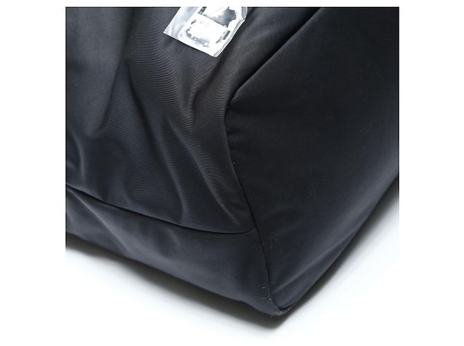 Burberry 2-Wege Nylon Shield Einkaufstasche Schwarz - Ansicht 5
