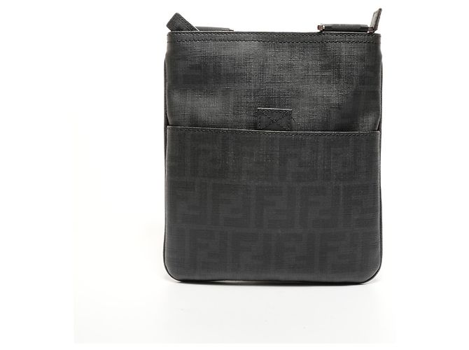 Borsa a Spalla Fendi Zucca Marrone - vista 2