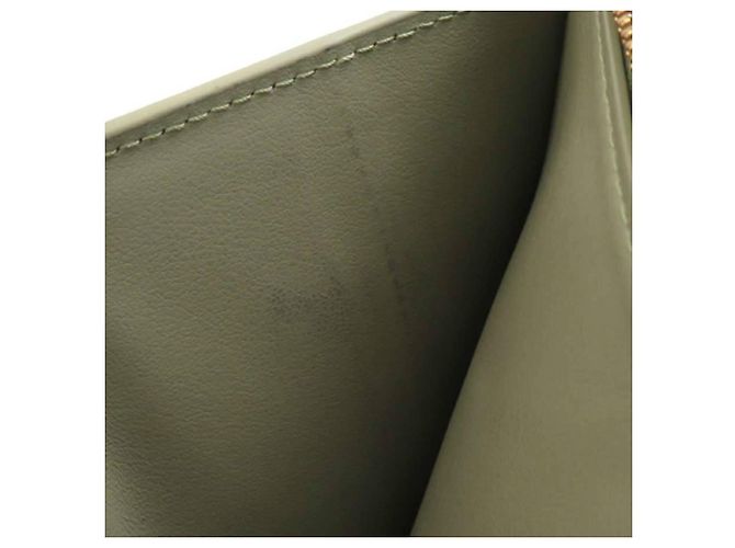 Billetera bi-fold de cuero verde Bottega Veneta - vista 11