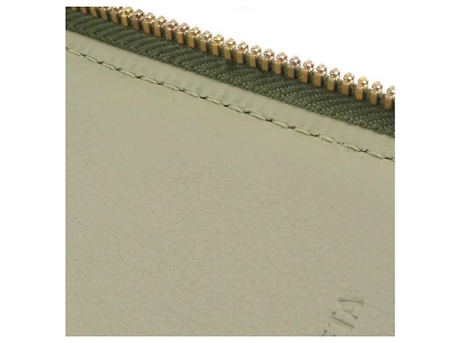 Billetera bi-fold de cuero verde Bottega Veneta - vista 12