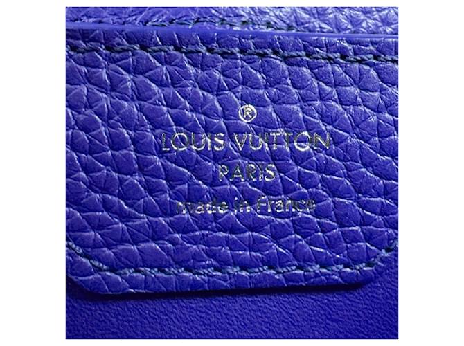 Borsa Capucines MM Louis Vuitton Blu - vista 13