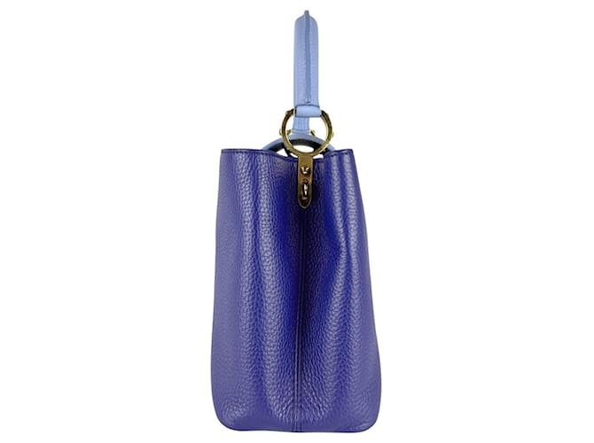 Borsa Capucines MM Louis Vuitton Blu - vista 2