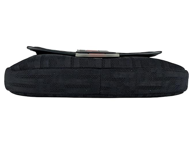 Borsa a secchiello da uomo Fendi Nero Rosso - vista 4