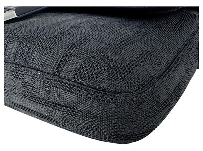 Borsa a secchiello da uomo Fendi Nero Rosso - vista 9