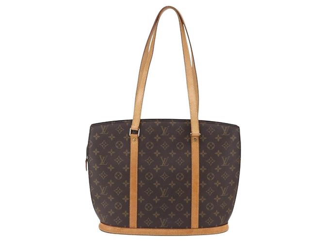 Borsa Babylone in Tela Monogram Louis Vuitton Marrone - vista 2
