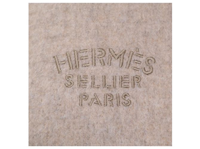 Stola in cashmere beige Hermès - vista 5
