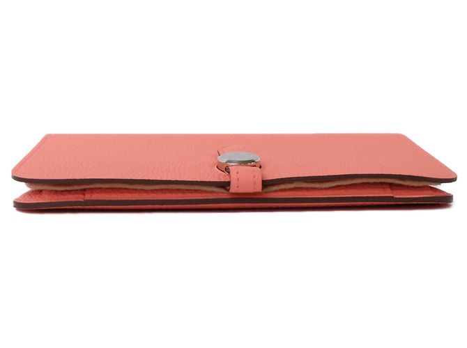 Hermès Rose Candy Togo Dogon GM Langbörse - Ansicht 4