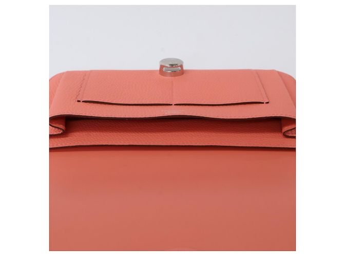 Hermès Rose Candy Togo Dogon GM Langbörse - Ansicht 8