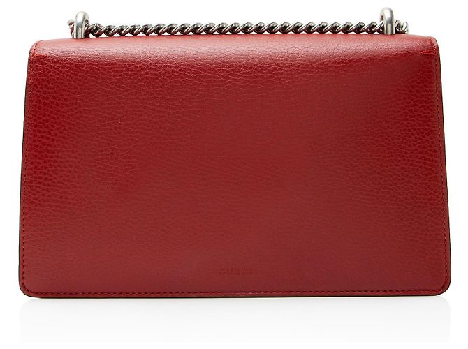 Borsa a Spalla Media Dionysus in Pelle e Cristalli Gucci Rosso - vista 3