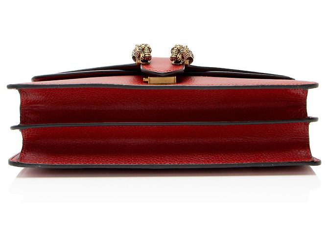 Borsa a Spalla Media Dionysus in Pelle e Cristalli Gucci Rosso - vista 4
