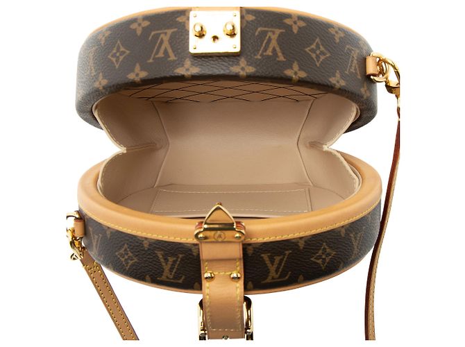 Borsa a spalla Petite Boite Chapeau in tela Monogram Louis Vuitton Marrone - vista 7