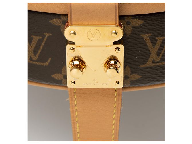 Borsa a spalla Petite Boite Chapeau in tela Monogram Louis Vuitton Marrone - vista 9