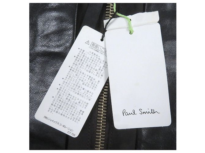Cazadora de cuero con diseño Switch de Paul Smith Castaño Negro - vista 8
