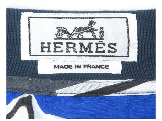 Blouson in cotone Hermès Blu - vista 6