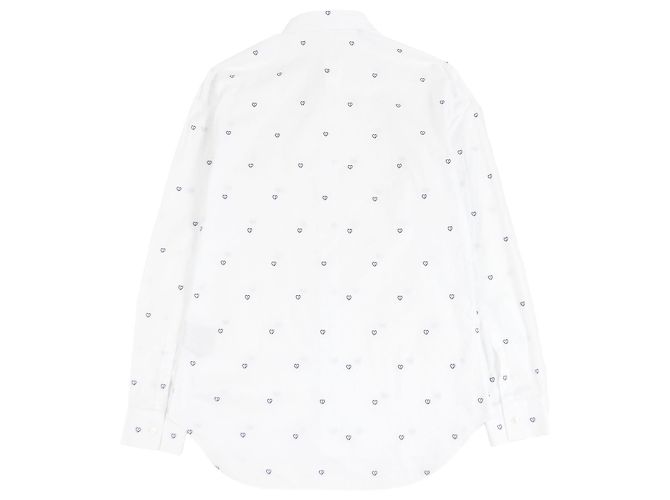 Camicia Oxford a maniche lunghe con logo CD Dior Bianco - vista 3