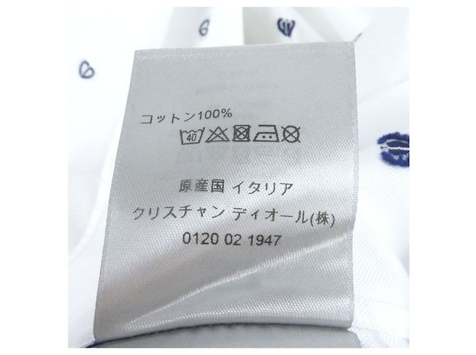 Camicia Oxford a maniche lunghe con logo CD Dior Bianco - vista 7