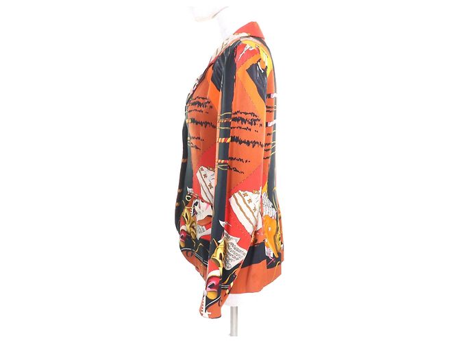 Chaqueta de seda Le Carnaval de Venecia de Hermès Multicolor - vista 2