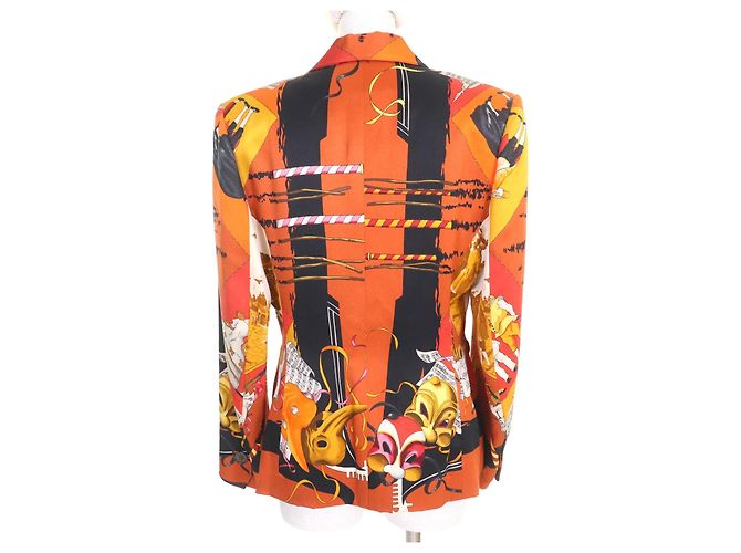 Chaqueta de seda Le Carnaval de Venecia de Hermès Multicolor - vista 3