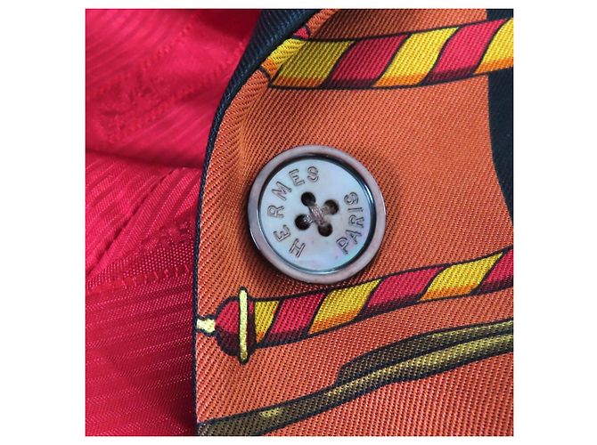 Chaqueta de seda Le Carnaval de Venecia de Hermès Multicolor - vista 6
