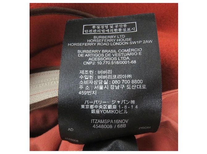 Abrigo de lana Burberry Prorsum Rosa - vista 10