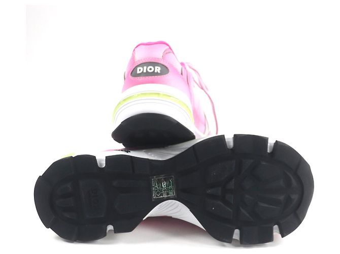 Dior Leder Sneakers Pink Weiß - Ansicht 4