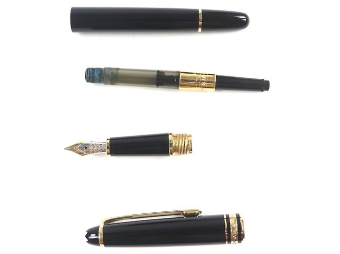 Montblanc Meisterstück 14K Füllfederhalter Schwarz - Ansicht 3