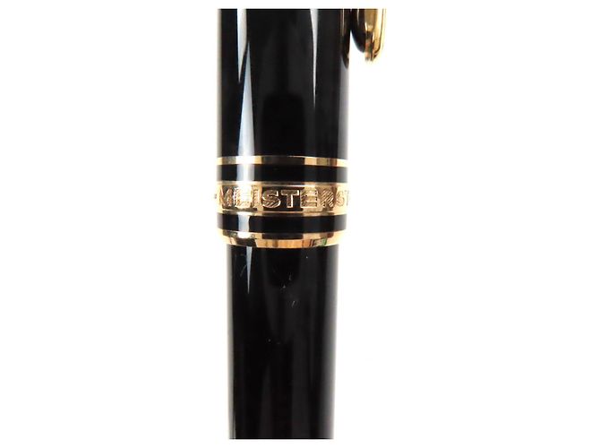 Montblanc Meisterstück 14K Füllfederhalter Schwarz - Ansicht 9