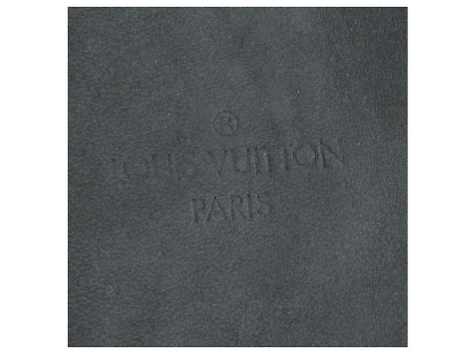 Abrigo de cuero de oveja con cierre Louis Vuitton Gris - vista 6