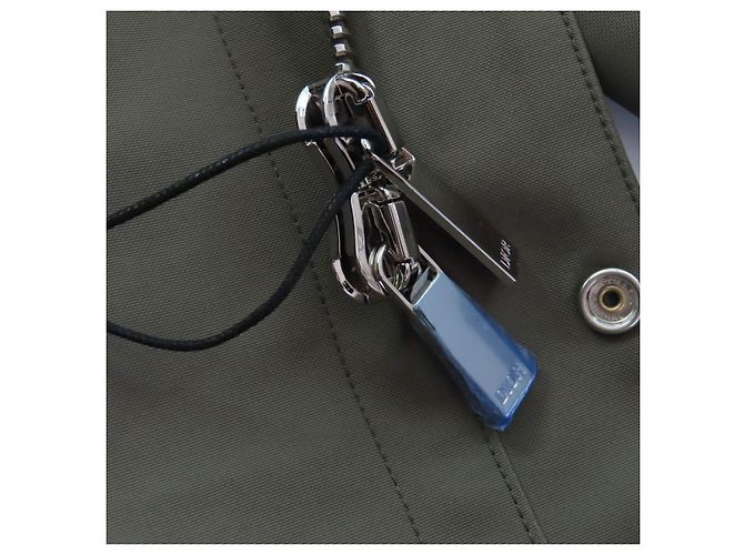 Abrigo de nylon Dior Shawn Stussy Verde Caqui - vue 8