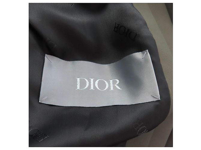 Abrigo de nylon Dior Shawn Stussy Verde Caqui - vue 9