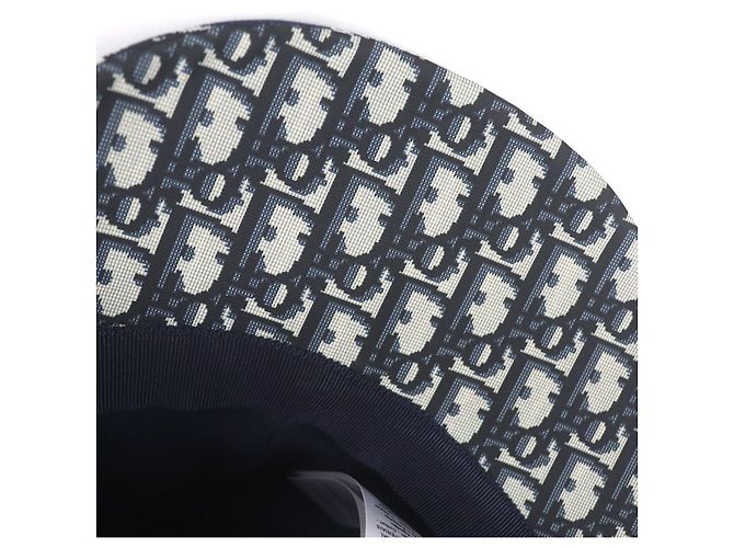 Cappellino da baseball in cotone Oblique Christian Dior Blu Blu navy - vista 5