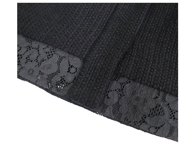 Timeless Conjunto de dos piezas de tweed de algodón con botones COCO de Chanel Negro - vista 11