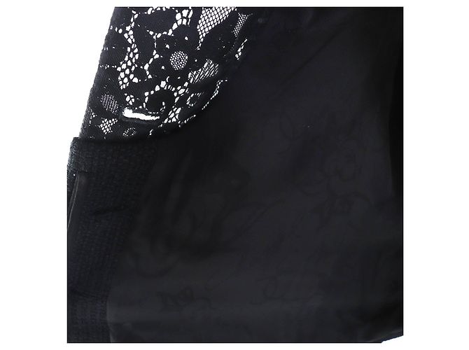 Timeless Conjunto de dos piezas de tweed de algodón con botones COCO de Chanel Negro - vista 5