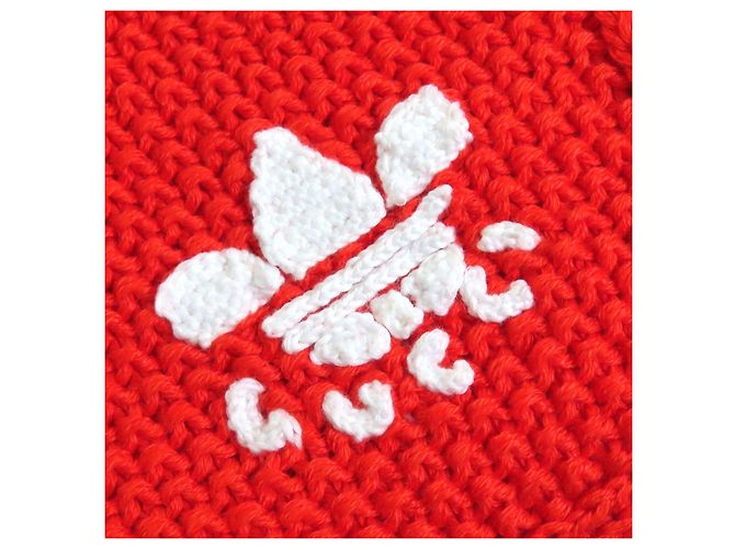Strickshorts Gucci×adidas Rot - Ansicht 4