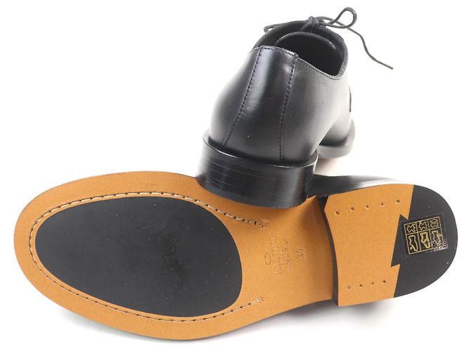 Scarpe stringate in pelle Rockstud di Valentino Garavani Nero - vista 6