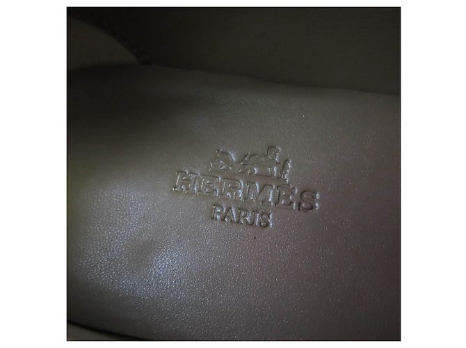 Mocasines de cuero con hebilla Kelly Destan de Hermès - vista 10