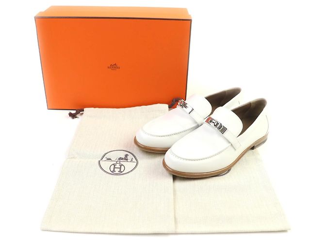 Mocasines de cuero con hebilla Kelly Destan de Hermès - vista 2