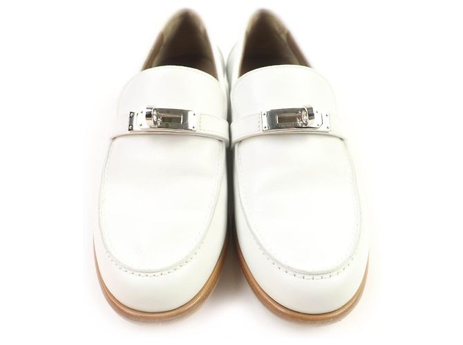 Mocasines de cuero con hebilla Kelly Destan de Hermès - vista 4