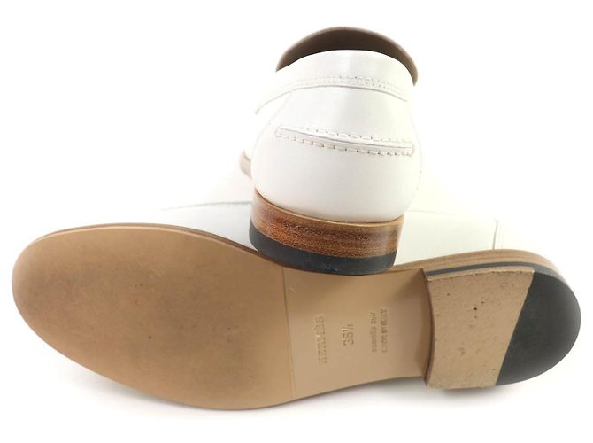 Mocasines de cuero con hebilla Kelly Destan de Hermès - vista 7