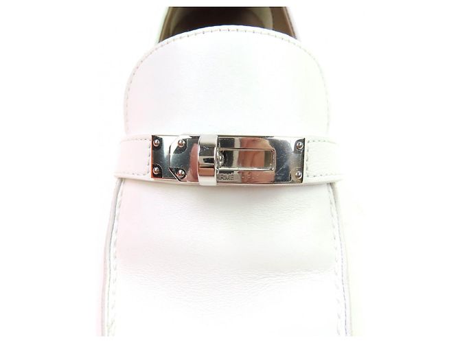 Mocasines de cuero con hebilla Kelly Destan de Hermès - vista 9